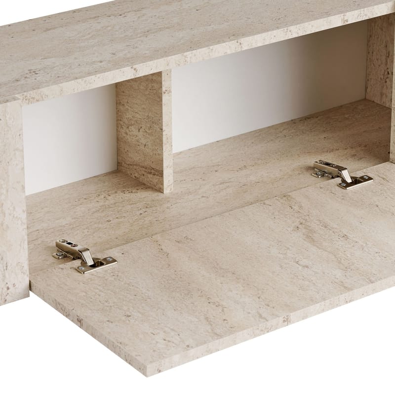 Nexus TV-bänk 180 cm - Travertin/guld - Möbler - Tv möbel & mediamöbel - TV bänk & mediabänk