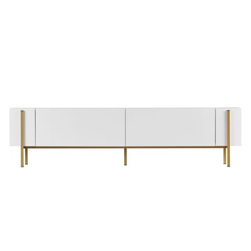 Nexus TV-bänk 180 cm - Vitt/guld - Möbler - Tv möbel & mediamöbel - TV bänk & mediabänk