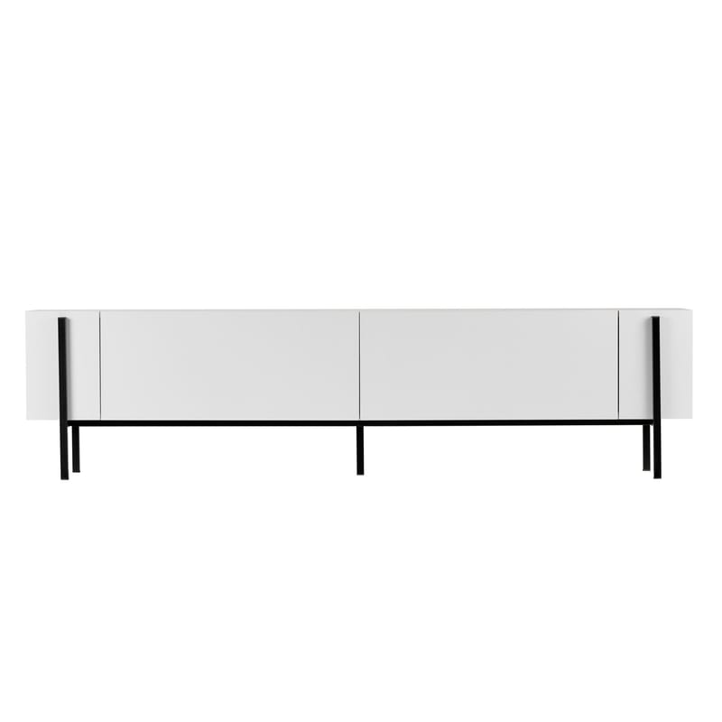 Nexus TV-bänk 180 cm - Wood Black och Black - Möbler - Tv möbel & mediamöbel - Mediastativ & väggfäste