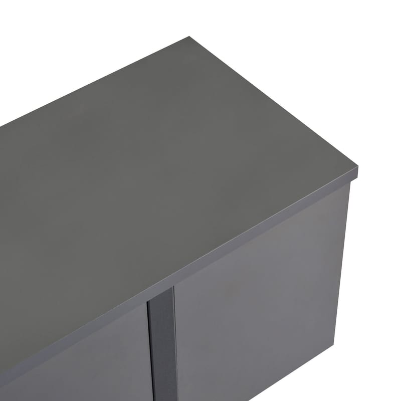 Nopira TV-bänk 180 cm - Antracit och svart - Möbler - Tv möbel & mediamöbel - Mediastativ & väggfäste