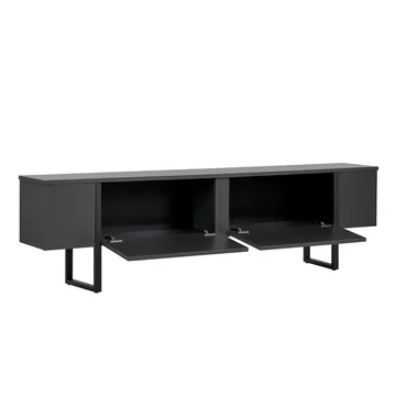 Nopira TV-bänk 180 cm - Antracit/Svart - Möbler - Tv möbel & mediamöbel - TV bänk & mediabänk