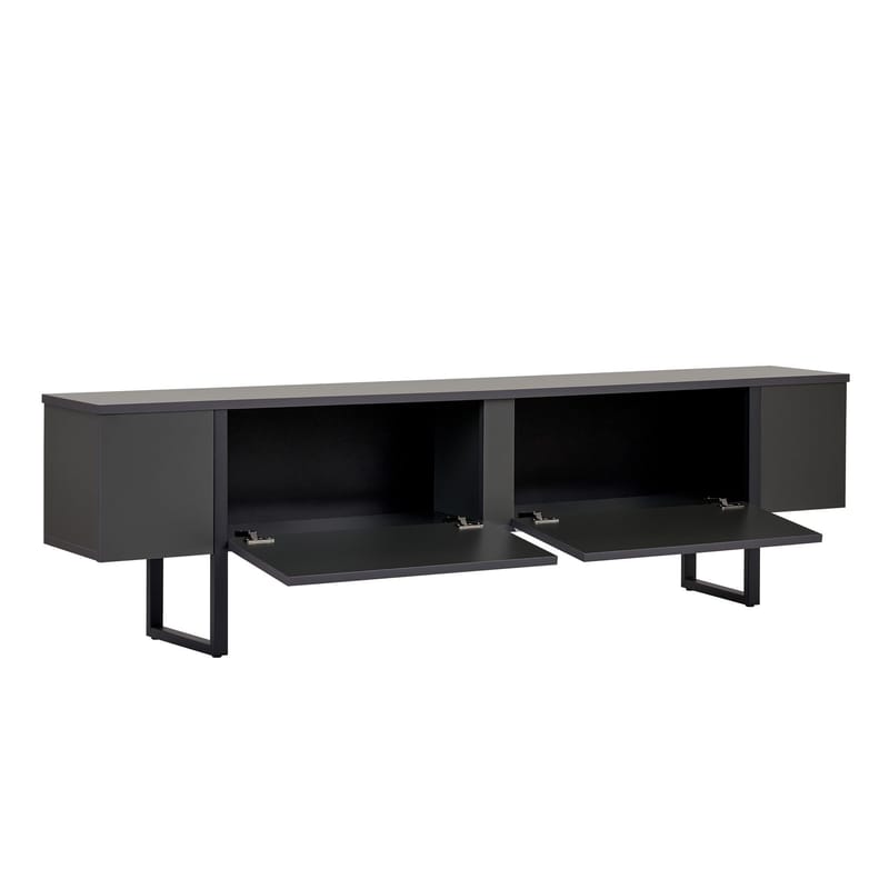 Nopira TV-bänk 180 cm - Antracit/Svart - Möbler - Tv möbel & mediamöbel - TV bänk & mediabänk