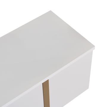 Nopira TV-bänk 180 cm - Vitt/guld - Möbler - Tv möbel & mediamöbel - TV bänk & mediabänk