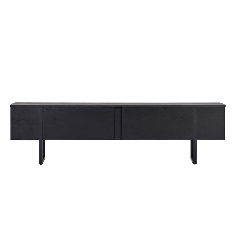 Nopira TV-bänk 180 cm - Wood Black och Black - Möbler - Tv möbel & mediamöbel - Mediastativ & väggfäste