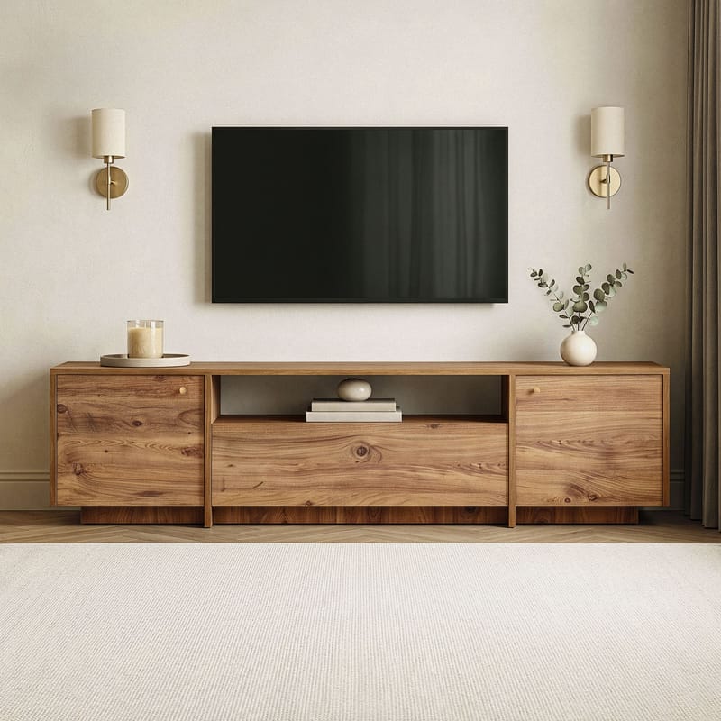 Nover TV-bänk 180x46x35 cm - Atlantic Pine - Möbler - Tv möbel & mediamöbel - TV bänk & mediabänk