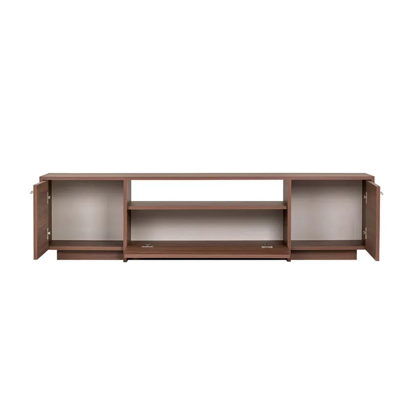 Nover TV-bänk 180x46x35 cm - Valnöt - Möbler - Tv möbel & mediamöbel - TV bänk & mediabänk