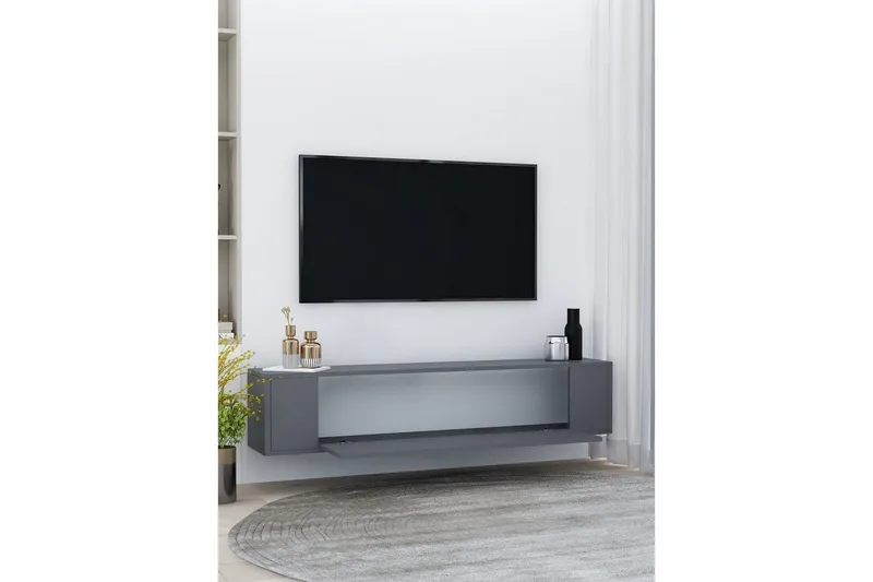 Noxen Tv-stativ 120x26 cm - Antracit - Möbler - Tv möbel & mediamöbel - Mediastativ & väggfäste