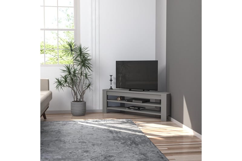 Oderzo Tv-bänk 120 cm - Grå - Möbler - Tv möbel & mediamöbel - TV bänk & mediabänk