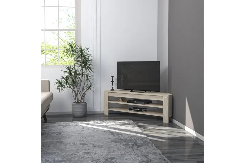 Oderzo Tv-bänk 120 cm - Travertin - Möbler - Tv möbel & mediamöbel - TV bänk & mediabänk
