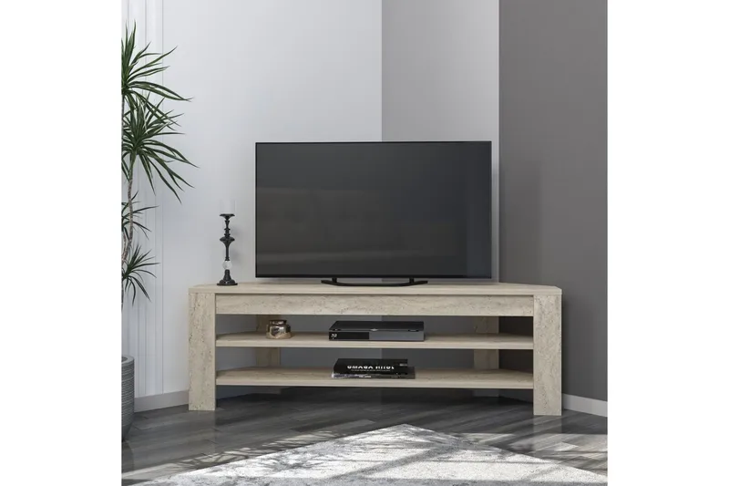 Oderzo Tv-bänk 120 cm - Travertin - Möbler - Tv möbel & mediamöbel - TV bänk & mediabänk