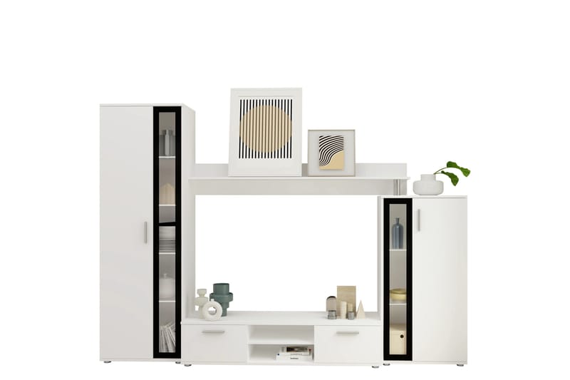 Olerum Tv-möbelset 256x40 cm - Vit - Möbler - Tv möbel & mediamöbel - TV-möbelset