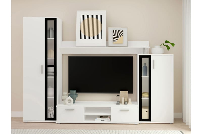 Olerum Tv-möbelset 256x40 cm - Vit - Möbler - Tv möbel & mediamöbel - TV-möbelset