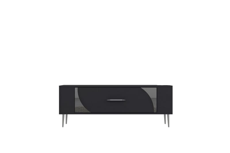 Olyra Tv-bänk 120 cm - Antracit/Silver - Möbler - Tv möbel & mediamöbel - TV bänk & mediabänk