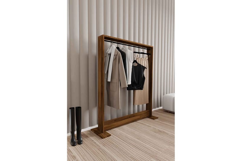 Olyric Tv-hylla 124 cm - Valnöt - Möbler - Tv möbel & mediamöbel - TV hylla