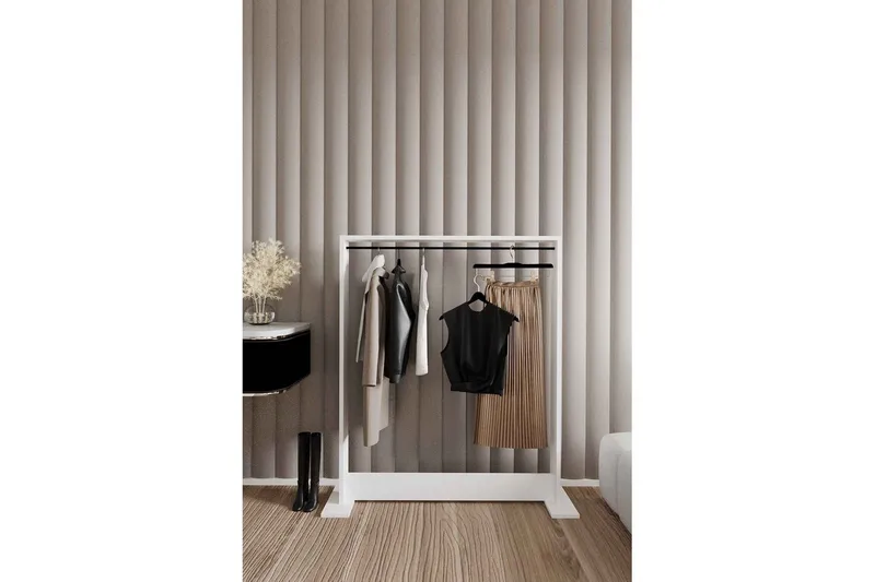 Olyric Tv-hylla 124 cm - Vit - Möbler - Tv möbel & mediamöbel - TV hylla