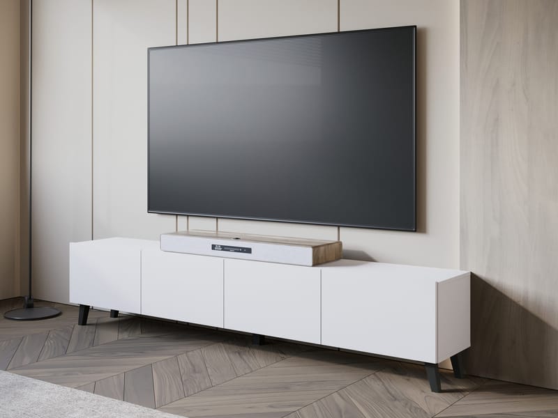 Orvik Tv-bänk 190 cm - vit - Möbler - Tv möbel & mediamöbel - TV bänk & mediabänk