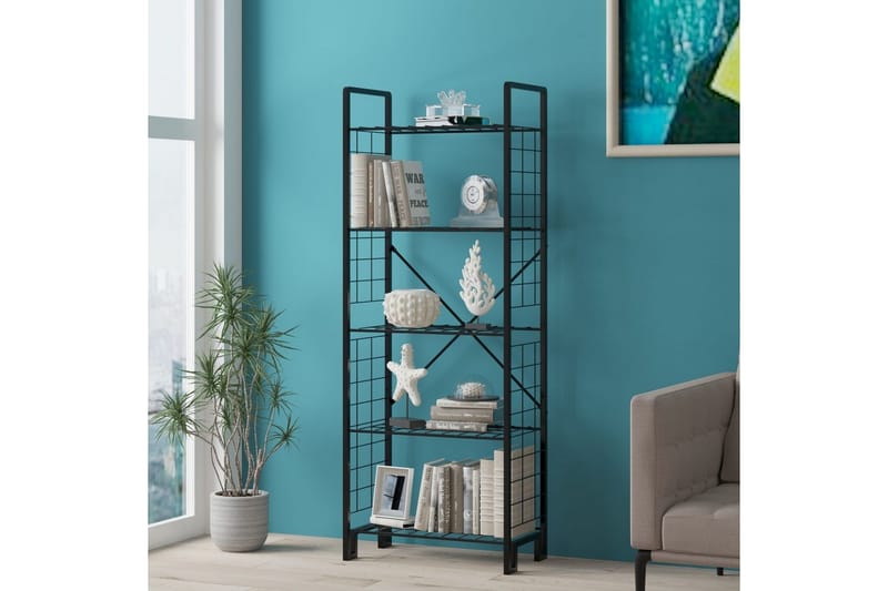 Osmir Bokhylla 30 cm - Svart - Förvaring - Hylla - Bokhylla