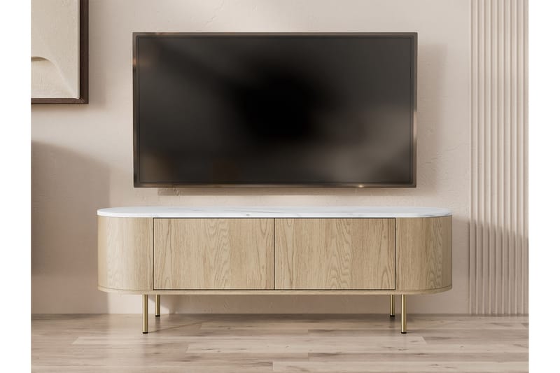 Pantego Tv-bänk 139x40 cm - Brun - Möbler - Tv möbel & mediamöbel - TV bänk & mediabänk