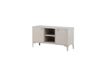 Piring Golvstående TV-bänk 120 cm med Förvaring i Metall - Beige - Möbler - Tv möbel & mediamöbel - TV bänk & mediabänk