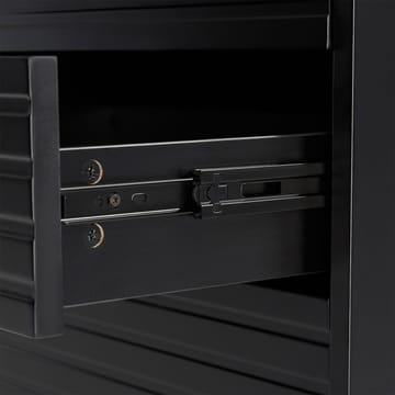 Pixar Golvstående TV-bänk 150 cm med Förvaring i Trä med Metallben - Svart - Möbler - Tv möbel & mediamöbel - TV bänk & mediabänk