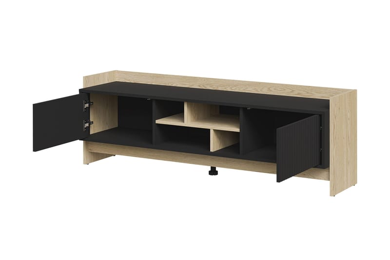 Polina Tv-bänk 150 cm - Brun/Svart - Möbler - Tv möbel & mediamöbel - TV bänk & mediabänk
