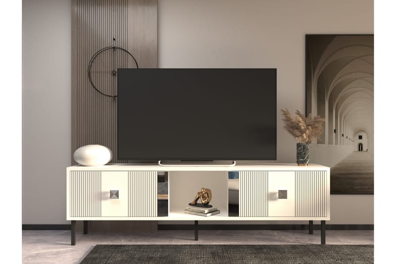 Portes Tv-bänk 150 cm - Silver - TV bänk & mediabänk