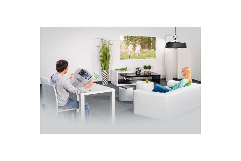 Projektorfäste Hama till Tak och Vägg Vit - Vit - Möbler - Tv möbel & mediamöbel - Mediastativ & väggfäste