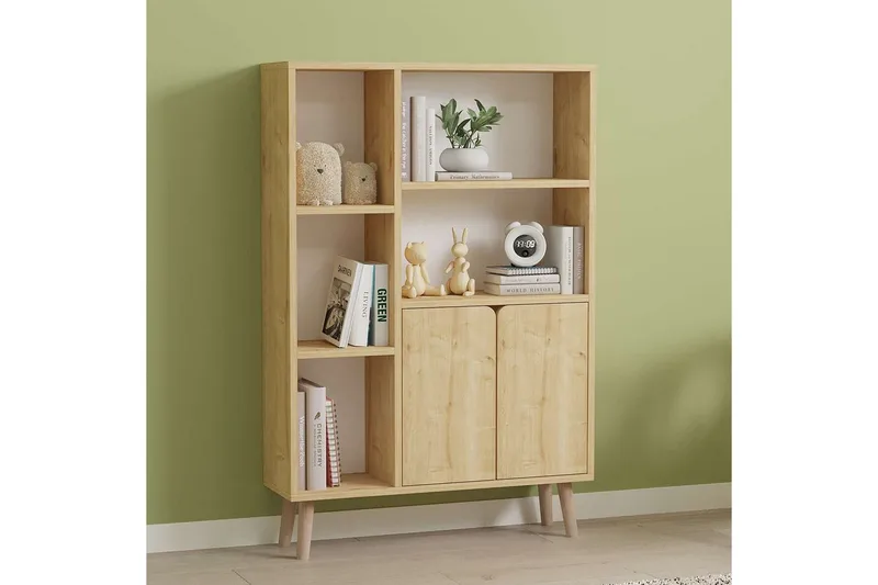 Quorana Bokhylla 25 cm - Ek - Förvaring - Hylla - Bokhylla