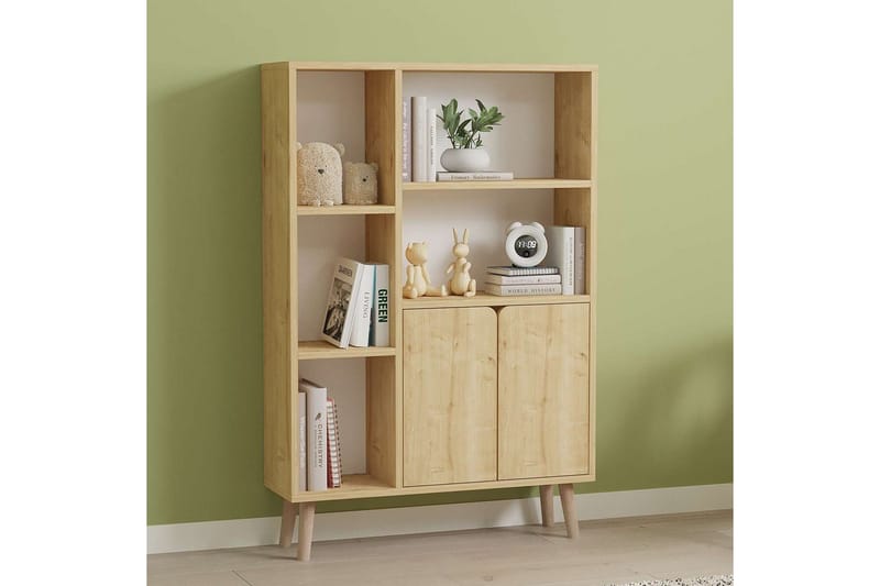 Quorana Bokhylla 25 cm - Ek - Förvaring - Hylla - Bokhylla