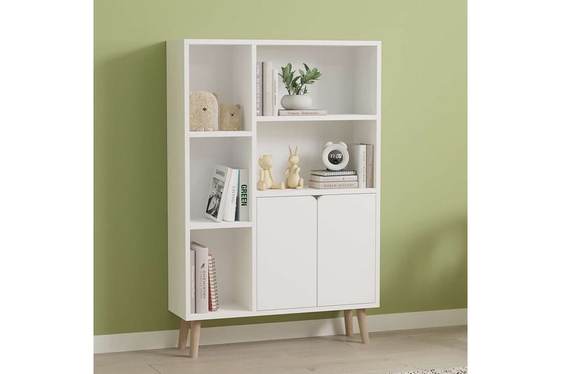 Quorana Bokhylla 25 cm - Vit - Förvaring - Hylla - Bokhylla
