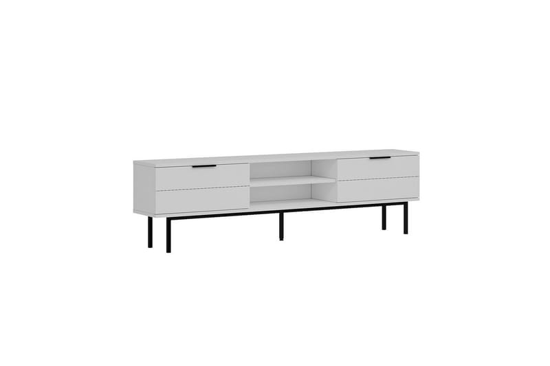 Ranjit Tv-bänk 180 cm - Vit - Möbler - Tv möbel & mediamöbel - TV bänk & mediabänk