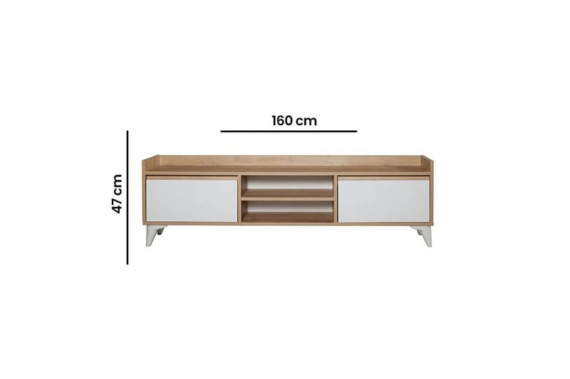 Ranko Tv-bänk 160 cm - Multifärgad - Möbler - Tv möbel & mediamöbel - TV bänk & mediabänk