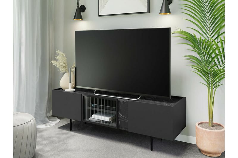 Rathmore Tv-skåp 164 cm - Grafitgrå - TV skåp