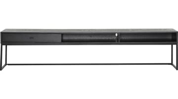 Regal Golvstående TV-bänk 180 cm med Förvaring i Trä - Svart - Möbler - Tv möbel & mediamöbel - TV bänk & mediabänk