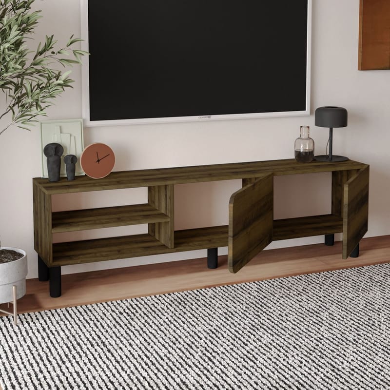 Relento Tv-bänk 150 cm - antik valnöt - Möbler - Tv möbel & mediamöbel - TV bänk & mediabänk