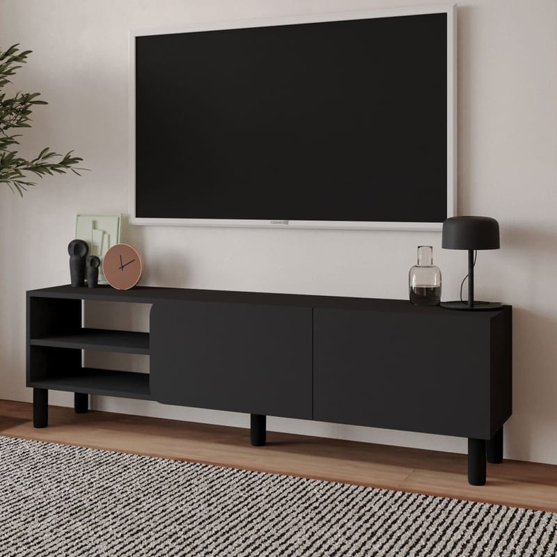 Relento Tv-bänk 150 cm - antracit - Möbler - Tv möbel & mediamöbel - TV bänk & mediabänk