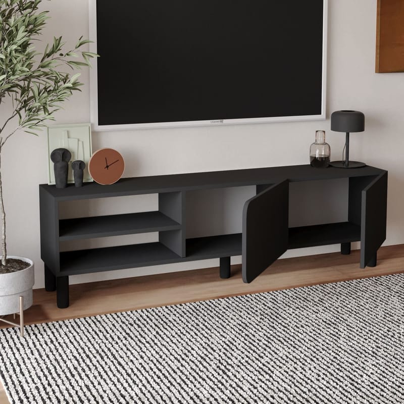 Relento Tv-bänk 150 cm - antracit - Möbler - Tv möbel & mediamöbel - TV bänk & mediabänk