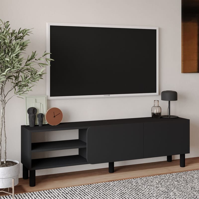 Relento Tv-bänk 150 cm - antracit - Möbler - Tv möbel & mediamöbel - TV bänk & mediabänk