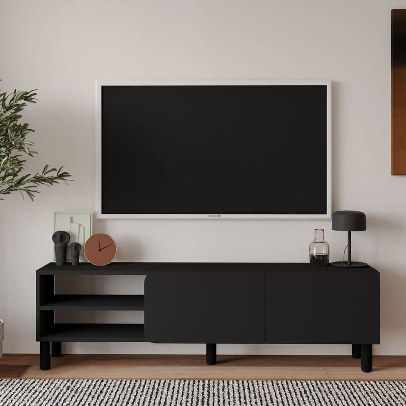 Relento Tv-bänk 150 cm - antracit - Möbler - Tv möbel & mediamöbel - TV bänk & mediabänk