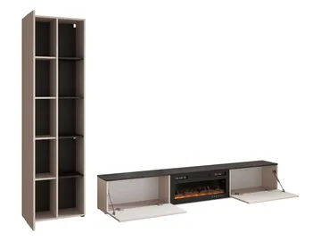 Relor Möbelset för vardagsrum - beige - Möbler - Tv möbel & mediamöbel - TV-möbelset