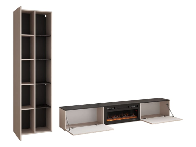 Relor Möbelset för vardagsrum - beige - Möbler - Tv möbel & mediamöbel - TV-möbelset
