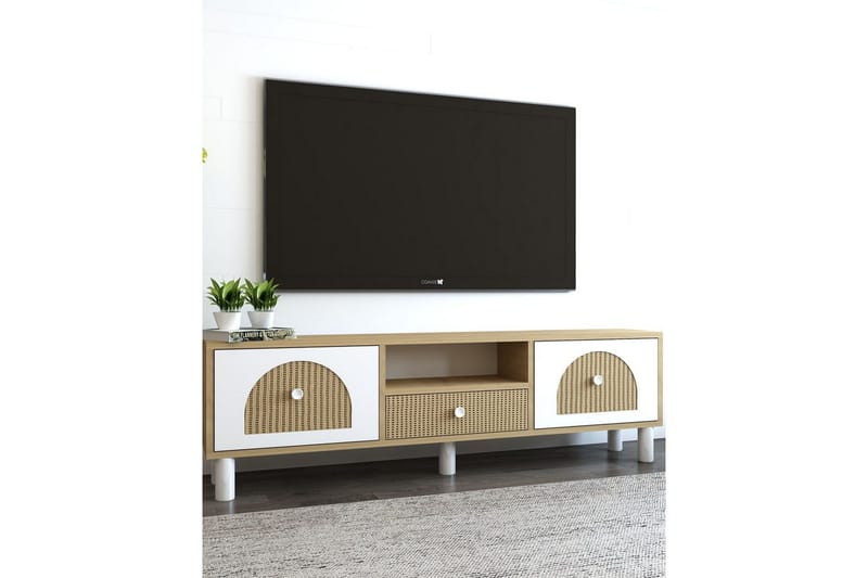 Rion Tv-bänk 140 cm - Beige - Möbler - Tv möbel & mediamöbel - TV bänk & mediabänk