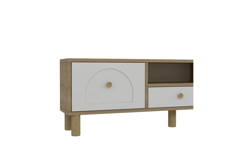 Rion Tv-bänk 140 cm - Vit - Möbler - Tv möbel & mediamöbel - TV bänk & mediabänk