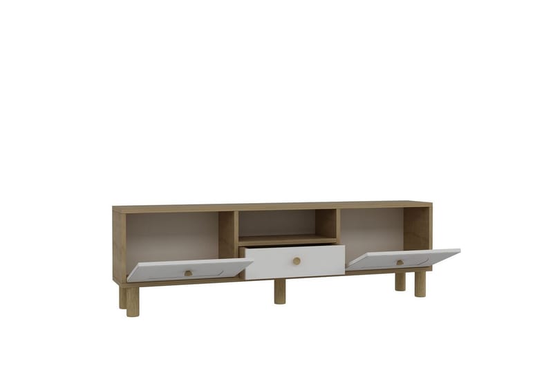 Rion Tv-bänk 140 cm - Vit - Möbler - Tv möbel & mediamöbel - TV bänk & mediabänk