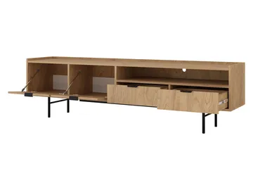 Rolden TV-bänk 200x55 cm - Hickoryek - Möbler - Tv möbel & mediamöbel - TV bänk & mediabänk