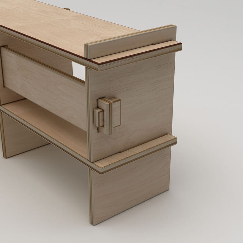 Ropira TV-bänk 220 cm - Naturträ - Möbler - Tv möbel & mediamöbel - Mediastativ & väggfäste