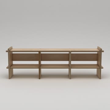 Ropira TV-bänk 220 cm Trä med Förvaring i Björk - Ljusbrun - Möbler - Tv möbel & mediamöbel - TV bänk & mediabänk