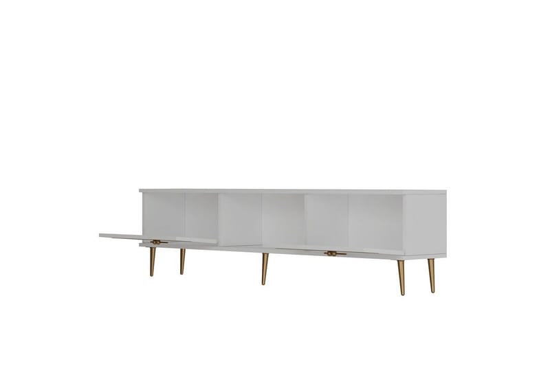 Safiya Tv-bänk 150 cm - Vit/Guld - Möbler - Tv möbel & mediamöbel - TV bänk & mediabänk