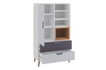 Sayuki Tv-möbelset 120 cm - Vit/Grå - Möbler - Tv möbel & mediamöbel - TV-möbelset