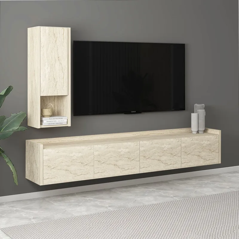 Semoure Tv-Bänk 160 cm - Möbler - Tv möbel & mediamöbel - TV bänk & mediabänk